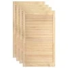 Spintelės durelės, 4vnt., 99,3x49,4cm, pušis, žaliuzių dizaino