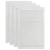 Spintelės durelės, 4vnt., baltos, 99,3x59,4cm, pušis
