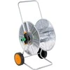 Žarnos ritės vežimėlis 110 m 1/2"/80 m 3/4" žarnai, plienas