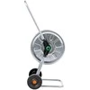 Žarnos ritės vežimėlis 50 m 1/2" arba 35 m 3/4" žarnai, plienas
