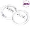 Ženkliukų rinkinys su smeigtukais, 100vnt., akrilas, 44mm
