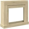Židinio apvadas, sonoma ąžuolo, 100x30x87,5cm, apdirbta mediena