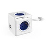 Galia - Allocacoc PowerCube Extended USB 4x Grounded 2x USB 1.5m Mėlyna