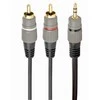 Amberin 2x RCA (vyras) - 3,5 mm (vyras), 2,5 m