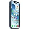 Apple iPhone 15 Plus Silikoninis dėklas with MagSafe - Storm Mėlyna