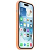 Apple iPhone 15 Plus Silikoninis dėklas with MagSafe - Oranžinis Sorbet