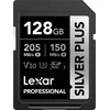 Atminties kortelė Lexar SDXC Professional Sidabrinis Plus UHS-I/U3/A2/4K R205/W150 (V30) 128GB