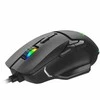 Aula F815 RGB Vadu USB Spēļu Pele ar 7 Pogām / Makro 12800dpi Melna