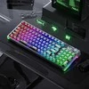 Aula „F98 Pro“ belaidė ir „Bluetooth“ 3 viename mechaninė klaviatūra su karštuoju būdu keičiama funkcija