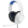 JBL Quantum 100 žaidimų ausinės, Baltos/Mėlynos spalvos