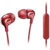 Ausinės su mikrofonu Philips Beamers SHE3555RD/00, Raudonos