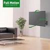Laikiklis BARKAN BM331 13"-65" TV, 3 lankstų, sieninis, juodas