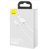 USB kabelis Baseus Superior iš USB į Lightning 2.4A 0.25m baltas CALYS-02