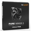 Be Quiet! LISTAN BE QUILT PURE WINGS 3 140 mm PWM ventiliatorius