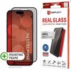 Evi Apple iPhone 15/15 Pro Tikras 3D ekrano privatumo stiklas, gamintojas Displex Juodas