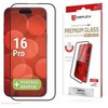 Apple iPhone 16 Pro tikras ekrano stiklas + dėklas, pagamintas „Displex“, skaidrus