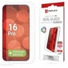 Apple iPhone 16 Pro Max tikras ekrano stiklas + dėklas, pagamintas „Displex“, skaidrus