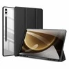 Dux Ducis Toby dėklas su atlenkiamu stovu, skirtas Samsung Galaxy Tab S9 FE - juodas