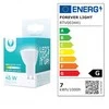 LED lemputė GU10 7W 230V 4500K 565lm Forever Light