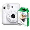 Fujifilm Momentinis fotoaparatas instax mini 12 CLAY Baltas+instax mini glossy (10pl)