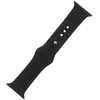 Fusion Accessories 38/40/41/mm juodas silikoninis dirželis S/M