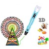 Fusion Accessories Fusion 3D spausdinimo rašiklis skirtas kurti figūras naudojant PLA | ABS medžiagą (Ø 1,75 mm) melyna