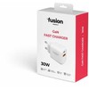Fusion Accessories Įkroviklis Canyon Energy GaN 30W USB-C / USB-A / 3A Baltas
