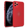 Fusion Accessories "Breathe Silikoninis dėklas Apple iPhone 12 / 12 Pro" Raudona