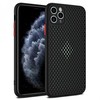 Fusion Accessories Silikoninis dėklas Fusion Breathe, skirtas Huawei P40 Lite, juodas