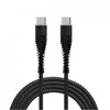 Fusion Accessories Fusion Fishbone USB-C į USB-C kabelis 65W | 3A | 1.5m juodas