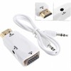 Fusion Accessories HDMI to VGA + audio Baltas