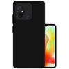 Fusion Accessories "Soft Matte Back Silikoninis dėklas Xiaomi Redmi 12C" Juodas
