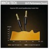 iLike AX1 Izturīgs Pīta vada 1m Aux Jack kabelis 3.5mm spraudnis uz 3.5mm spraudnis 2-line Melns (OEM)