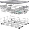 Indaplovė Gorenje GS643E90X | Pastatoma | Plotis 59.9 cm | 6 programos | E klasė| Ekranas | AquaStop funkcija | Sidabrinė