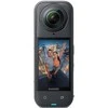 Veiksmo kameros standartinis rinkinys Insta360 X5, juodos spalvos, rinkinys dviračiui