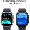 „Apple Watch Ultra 2“ | Išmanusis laikrodis | GPS (palydovinis) | Visada įjungtas „Retina“ ekranas | 49 mm | Atsparus vandeniui