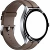 Išmanusis laikrodis Xiaomi Watch 2 Pro 4G LTE, Sidabrinės spalvos korpusas su rudos spalvos odiniu dirželiu