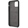 Karl Lagerfeld KLHCN58SLFKBK iPhone 11 Pro kietas dėklas juodas / juodas silikoninis ikoninis