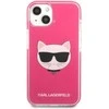 Apple iPhone 13 Karl Lagerfeld dėklas Choupette Head (KLHCP13MTPECPI) rožinės spalvos