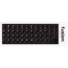 Klaviatūra Fusion Accessories Fusion laminuoti klaviatūros lipdukai RU | ENG žalias