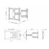 MULTIBRACKETS MB-2758 Sieninis pasukamas laikiklis televizoriams 70" / 40kg