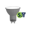 Lemputė|LEDURO|Energijos sąnaudos 5 vatai|Šviesos srautas 400 liumenų|3000 K|220-240V|Spindulio kampas 90 laipsnių|21192