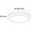 Lubinis šviestuvas Visional LED vandeniui atsparus šviestuvas su PIR judesio jutikliu 20W, 3CCT, 2400Lm