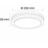Lubinis šviestuvas Led Line LED Lempa 20W, 2400 Lm, 6000K