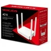 TP-Link Mercusys | AC1200 Wireless Dual Band Maršrutizatorius | AC10 | 802.11ac | 300+867 Mbit/s | 10/100 Mbit/s | Ethernet LAN (RJ-45) jungtys 2 | Mesh Support No | MU-MiMO Yes | No mobile broadband | Antenna type 4xFixed | No
