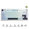Mechaninė belaidė žaidimų klaviatūra Aula F75 White Reaper Switch, su RGB apšvietimu, EN / RU išdėstymas