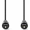 Nedis Toslink CAGP25000BK20 Skaitmeninis optinis garso kabelis 2m