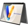 Nešiojamas kompiuteris Asus Vivobook 16 Flip TP3607SA-RJ033W | Matinis pilkas | 16" OLED jutiklinis ekranas | 3K 2880 x 1800 blizgus ekranas | Intel Core Ultra 7 256V | 16 GB LPDDR5X | SSD 1000 GB | Intel Arc Graphics | Windows 11 Home | US klaviatūra | Be rašiklio (įsigyti atskirai)