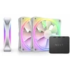 Korpusų Ventiliatorius - NZXT F-Series 120mm RGB 500 RPM 28-32 dB Triple Baltas
