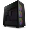 NZXT kompiuterio korpusas H7 Flow RGB 2024 midi bokštas juodas